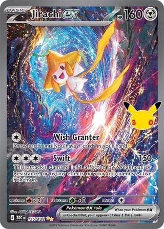 Jirachi ex #155 — Pokemon 30th Celebration