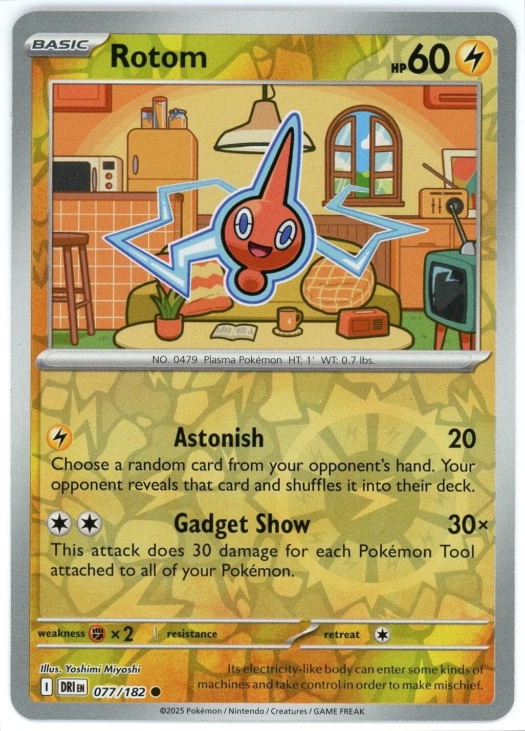 Rotom [Reverse Holo] #77 — Pokemon Destined Rivals