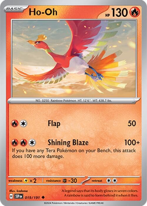 Ho-Oh #19 — Pokemon Surging Sparks