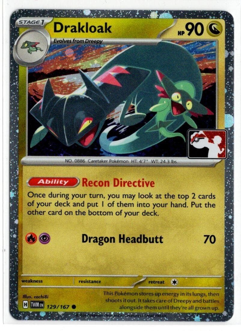 Drakloak [Prize Pack] #129 — Pokemon Twilight Masquerade