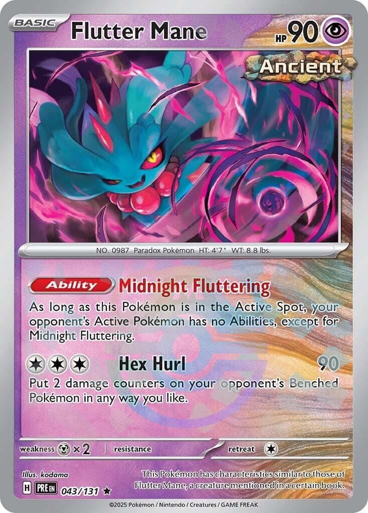 Flutter Mane [Master Ball] #43 — Pokemon Prismatic Evolutions