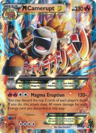 M Camerupt EX [Jumbo] #XY198 — Pokemon Promo