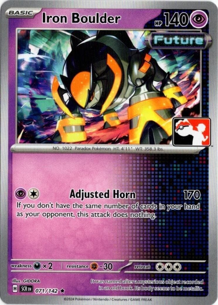 Iron Boulder [Prize Pack] #71 — Pokemon Stellar Crown
