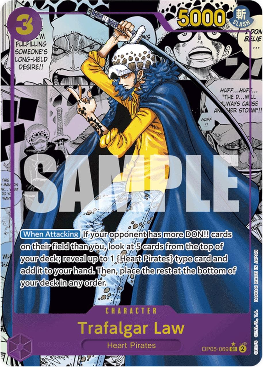 Trafalgar Law [Manga PRB01] OP05-069 — One Piece Awakening of the New Era