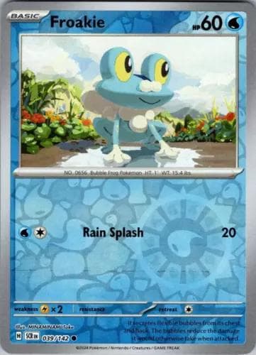 Froakie [Reverse Holo] #39 — Pokemon Stellar Crown