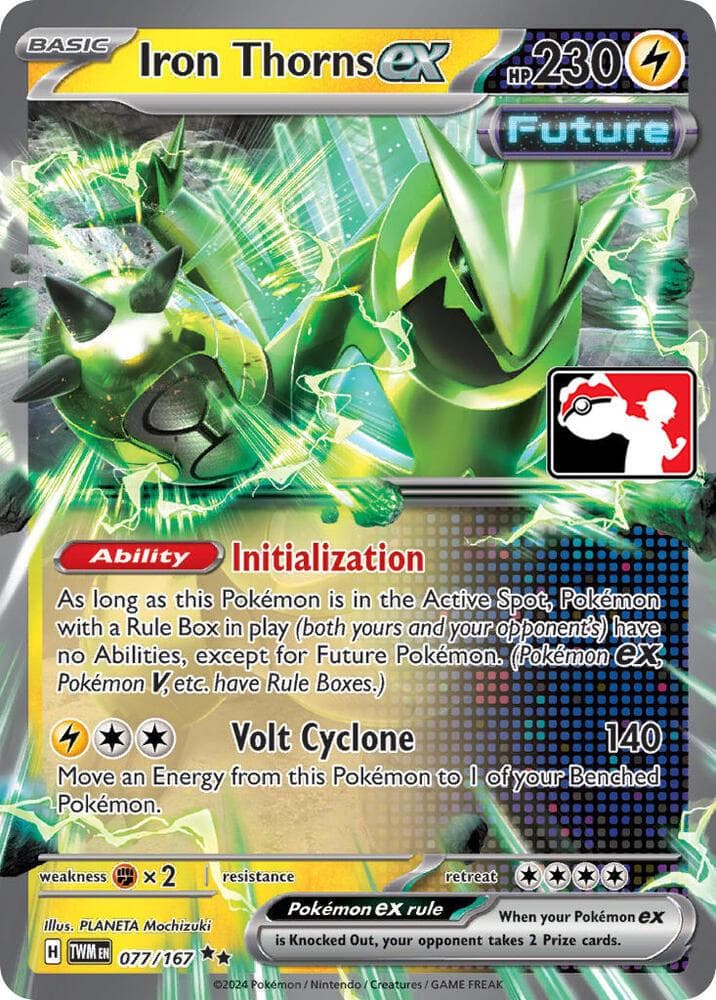 Iron Thorns Ex [Prize Pack] #77 — Pokemon Twilight Masquerade