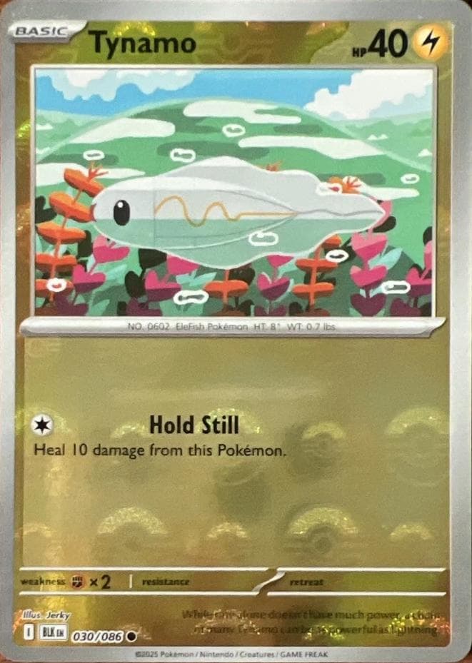 Tynamo [Poke Ball] #30 — Pokemon Black Bolt