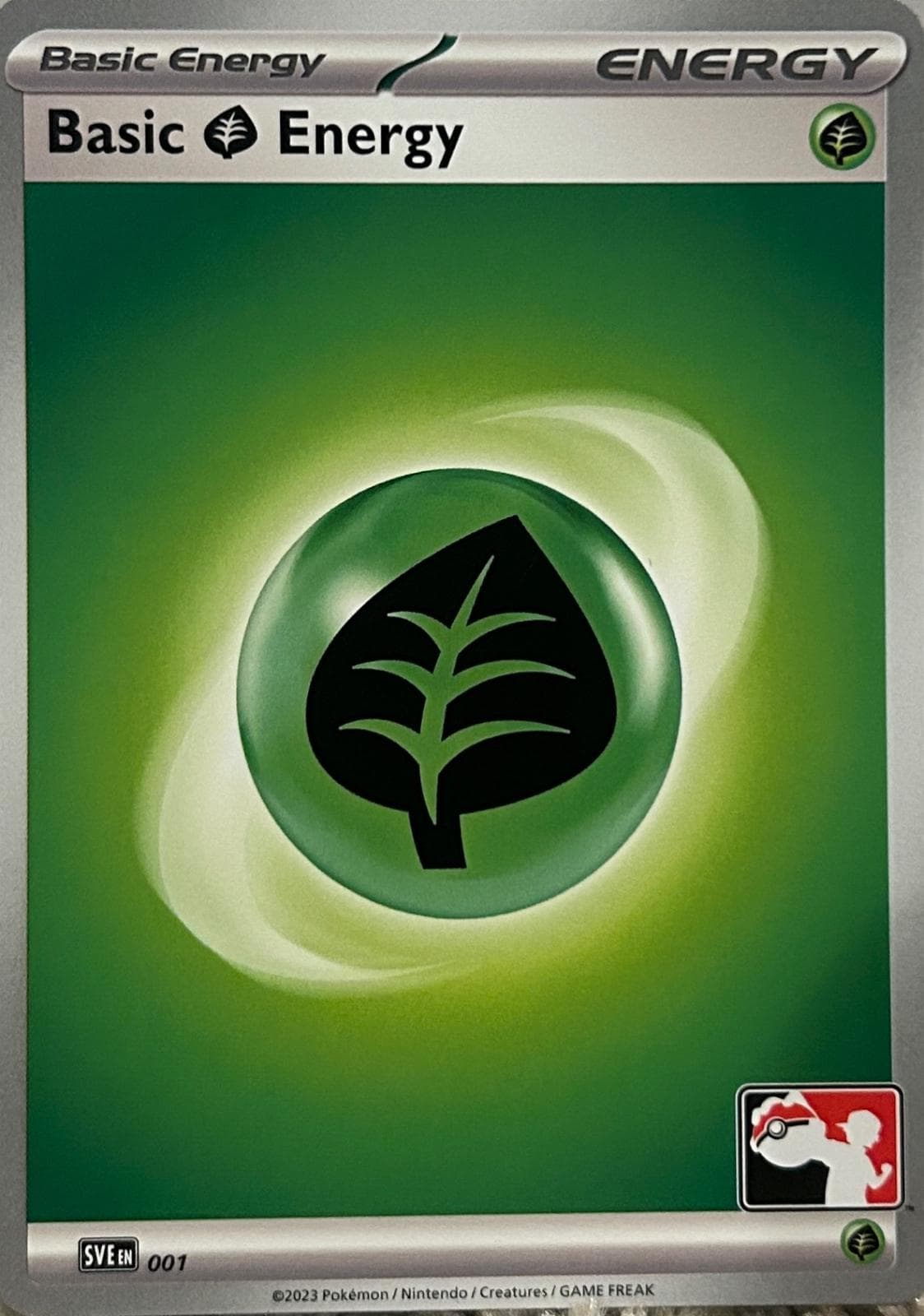Basic Grass Energy [Prize Pack] #1 — Pokemon Scarlet & Violet Energy