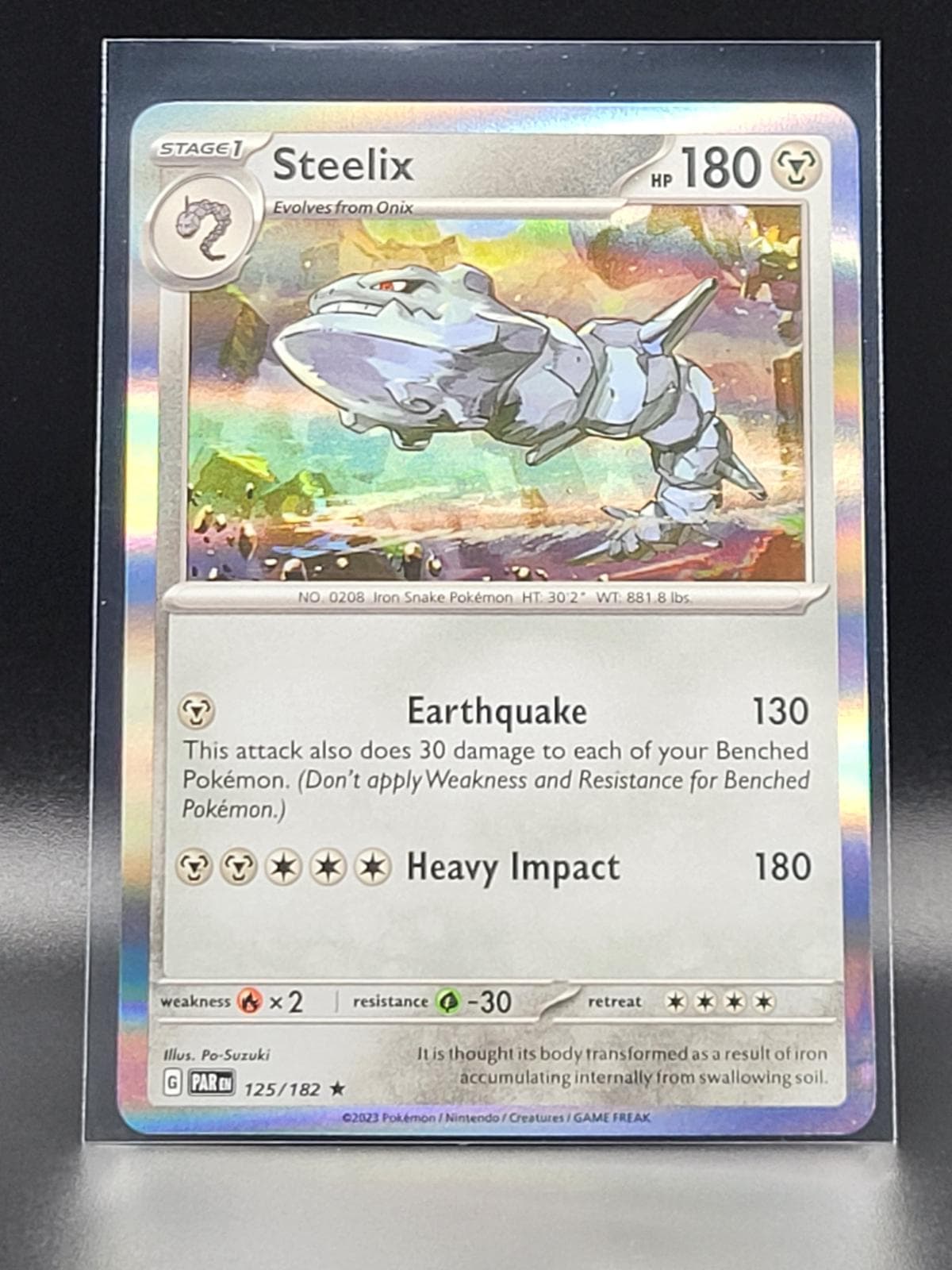 Steelix [Holo] #125 — Pokemon Paradox Rift