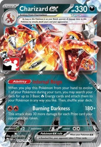 Charizard Ex [Prize Pack] #125 — Pokemon Obsidian Flames