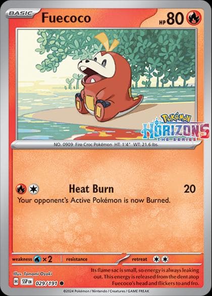 Fuecoco [Horizons] #29 — Pokemon Surging Sparks
