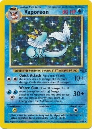 Vaporeon #12 — Pokemon Jungle