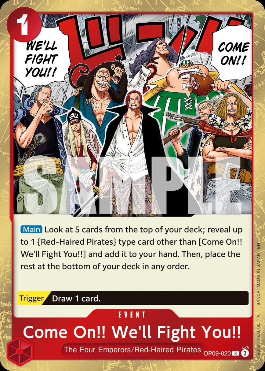 Come On!! We'll Fight You!! [PRB-02] OP09-020 — One Piece Premium Booster 2