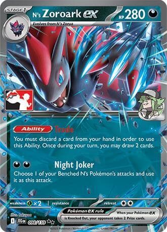 N's Zoroark Ex [Prize Pack] #98 — Pokemon Journey Together