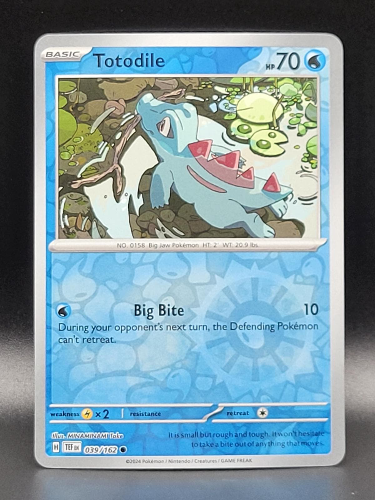 Totodile [Reverse Holo] #39 — Pokemon Temporal Forces