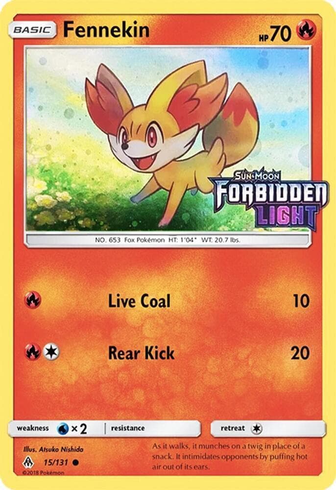 Fennekin [Toy R Us Promo] #15 — Pokemon Forbidden Light