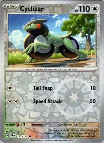 Cyclizar [Reverse Holo] #127 — Pokemon Stellar Crown