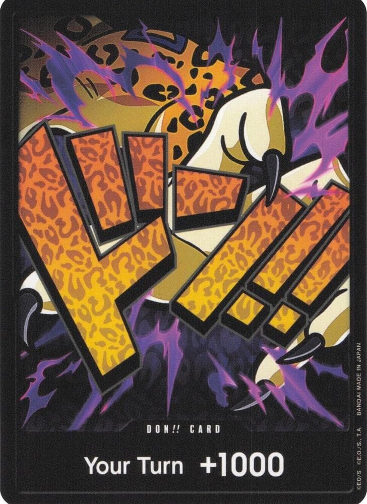 DON!! Card [Rob Lucci Foil]  — One Piece Premium Booster