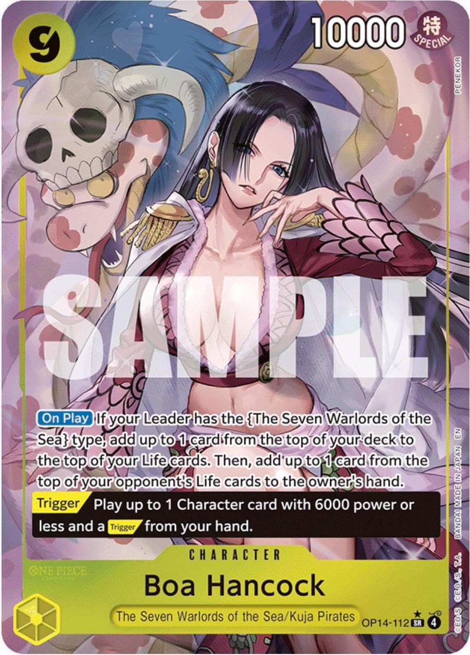 Boa Hancock [Alternate Art] OP14-112 — One Piece Azure Sea's Seven