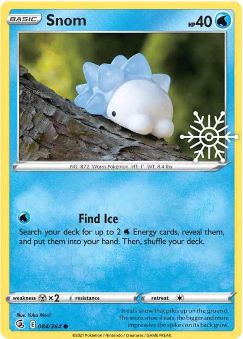 Snom [Snowflake Stamp] #84 — Pokemon Fusion Strike