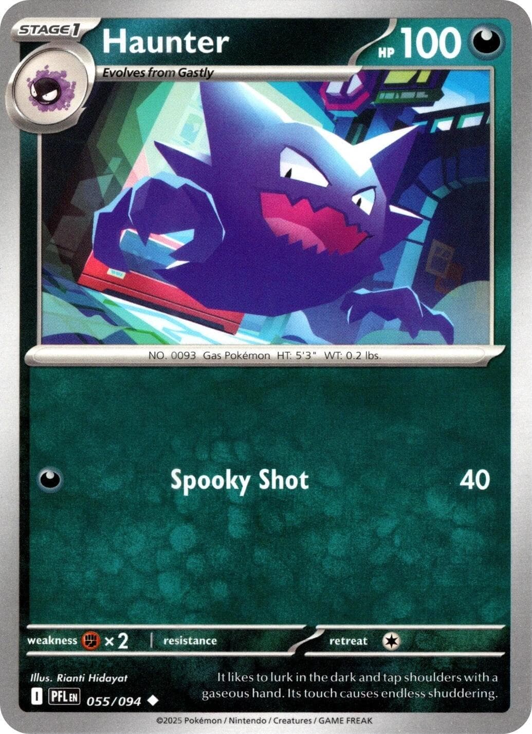 Haunter #55 — Pokemon Phantasmal Flames