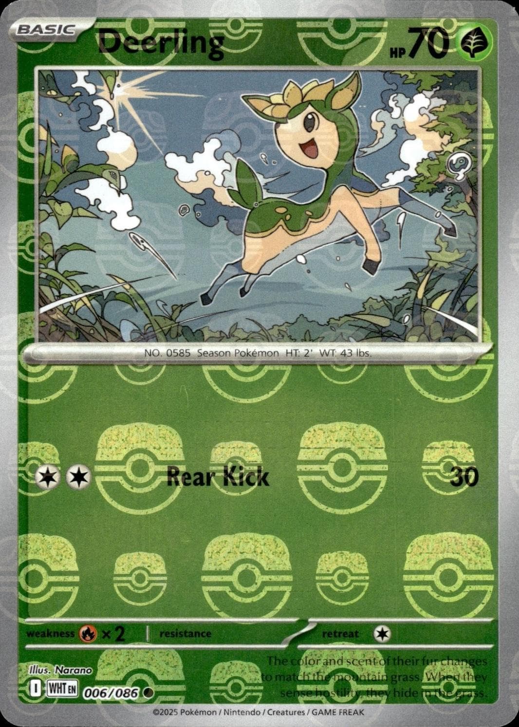 Deerling [Master Ball] #6 — Pokemon White Flare