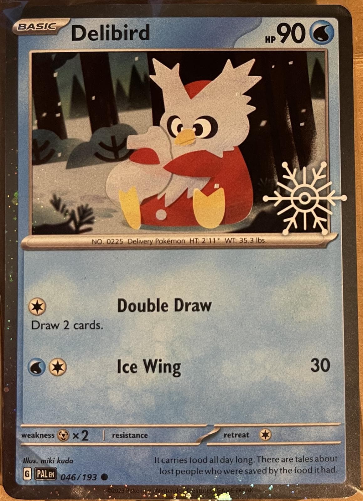 Delibird [Holiday Calendar] #46 — Pokemon Paldea Evolved