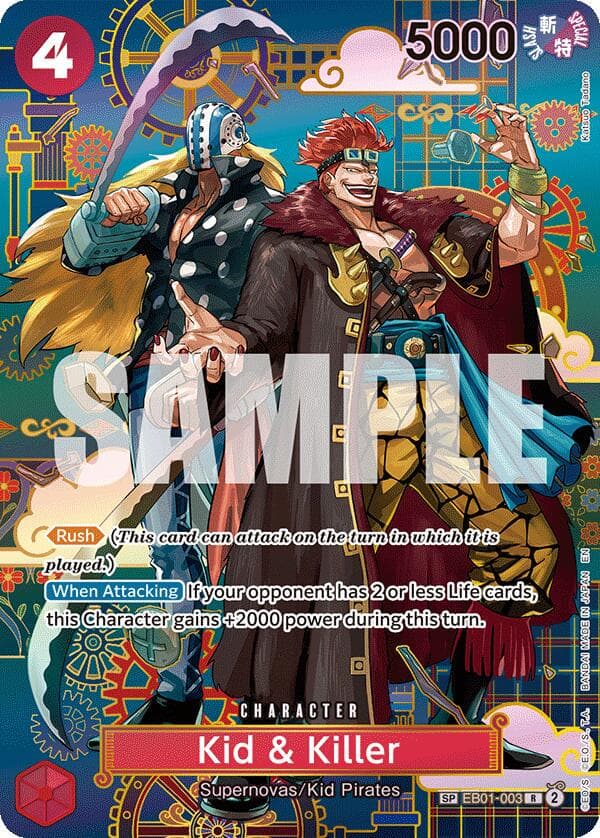 Kid & Killer [SP] EB01-003 — One Piece Azure Sea's Seven
