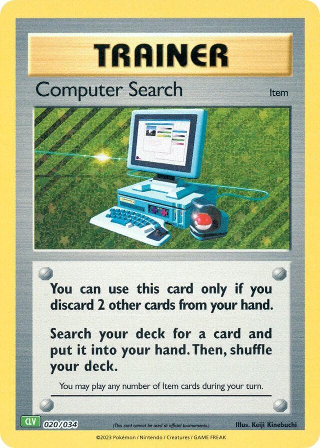 Computer Search #20 — Pokemon TCG Classic: Venusaur Deck