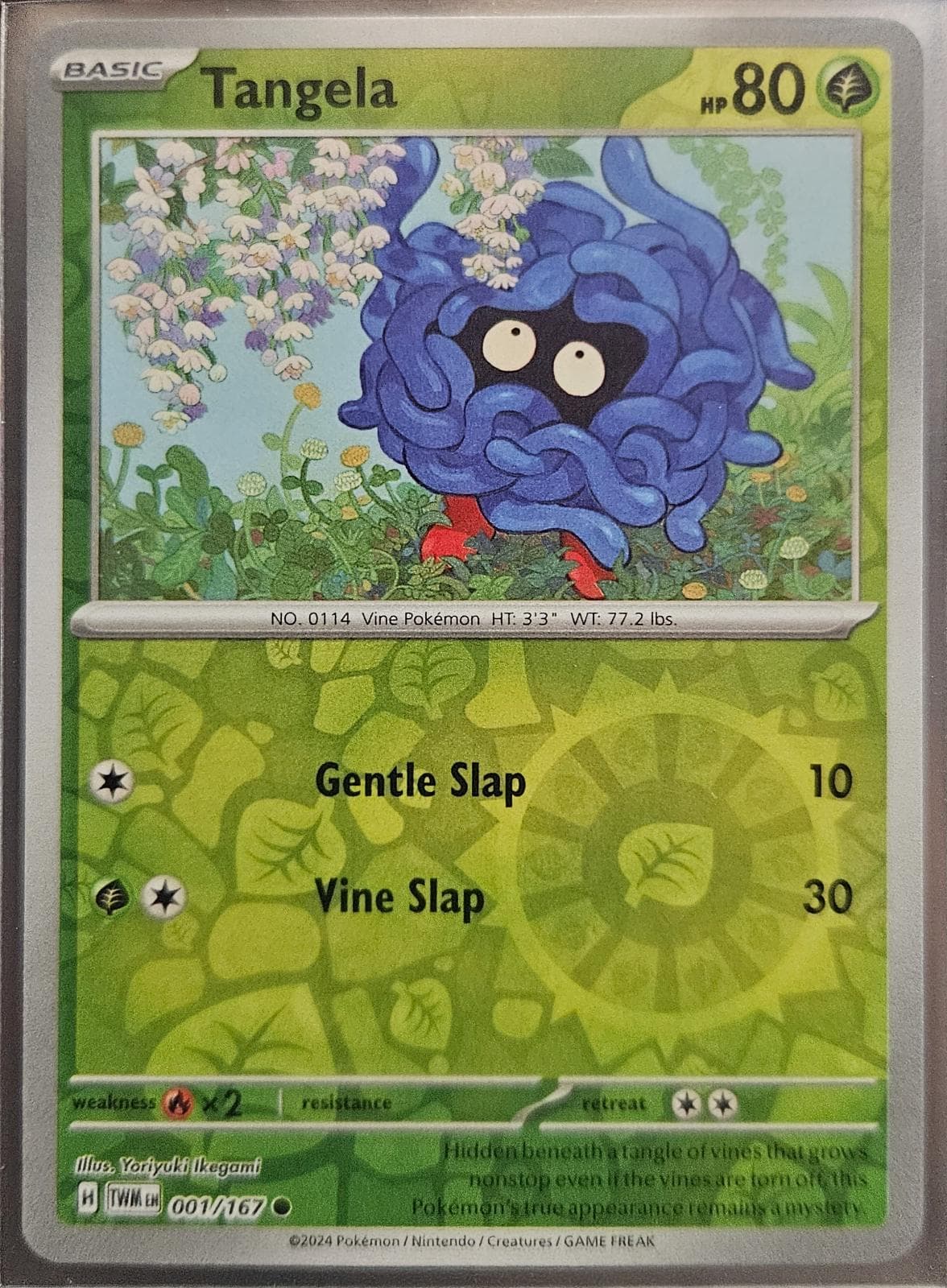 Tangela [Reverse Holo] #1 — Pokemon Twilight Masquerade