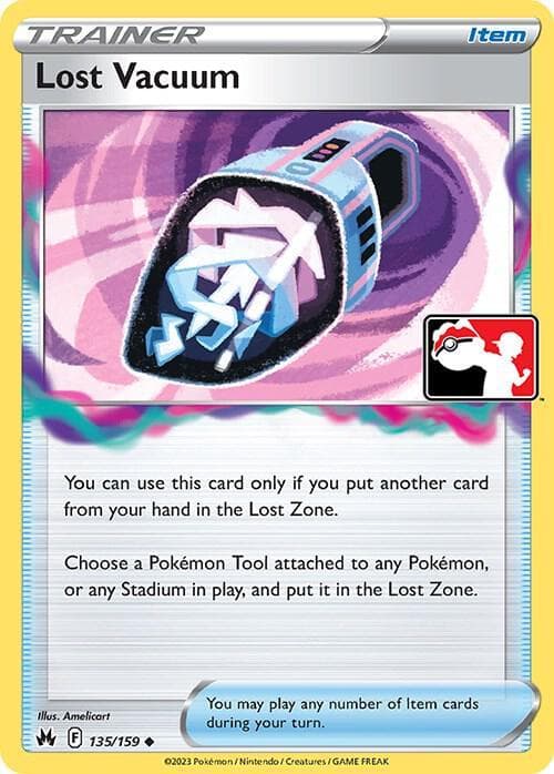 Lost Vacuum [Prize Pack] #135 — Pokemon Crown Zenith