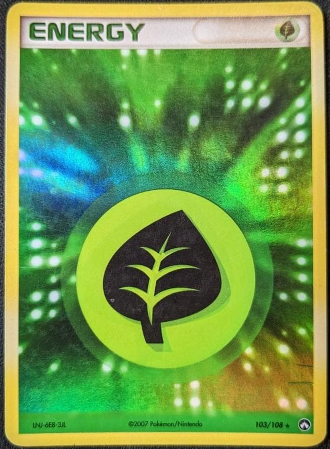 Grass Energy [Holo] #103 — Pokemon Power Keepers