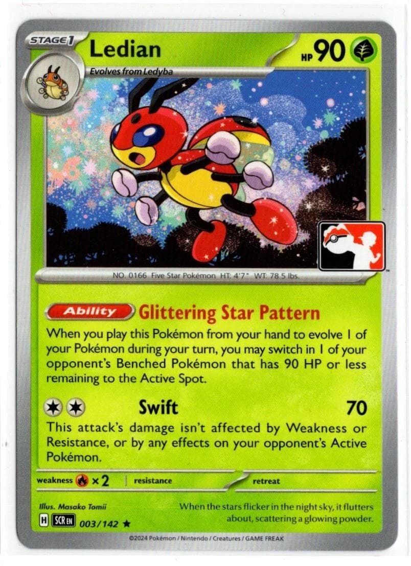 Ledian [Prize Pack] #3 — Pokemon Stellar Crown