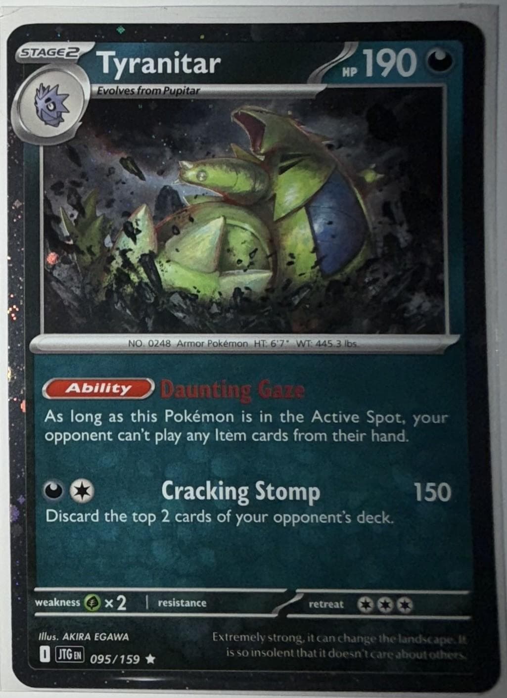 Tyranitar [Cosmos Holo] #95 — Pokemon Journey Together