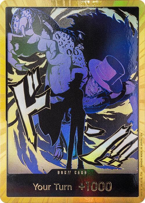 DON!! Card [Rob Lucci Gold]  — One Piece Premium Booster 2
