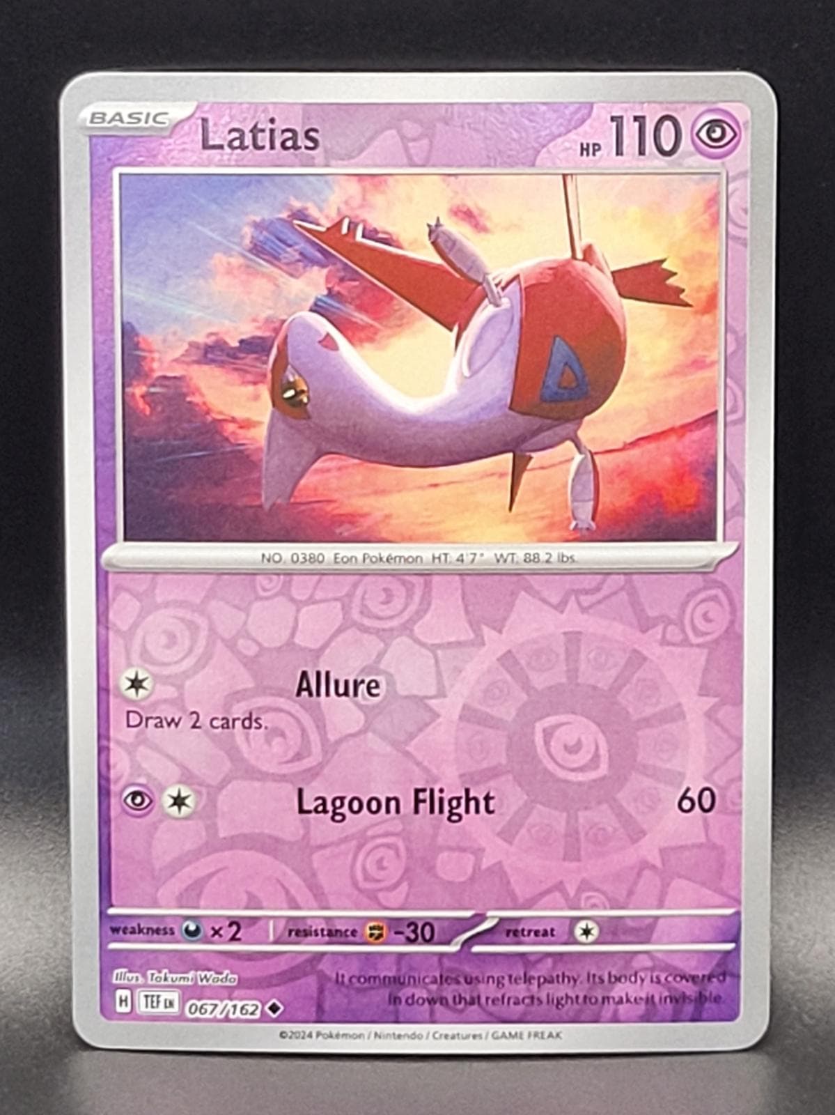 Latias [Reverse Holo] #67 — Pokemon Temporal Forces