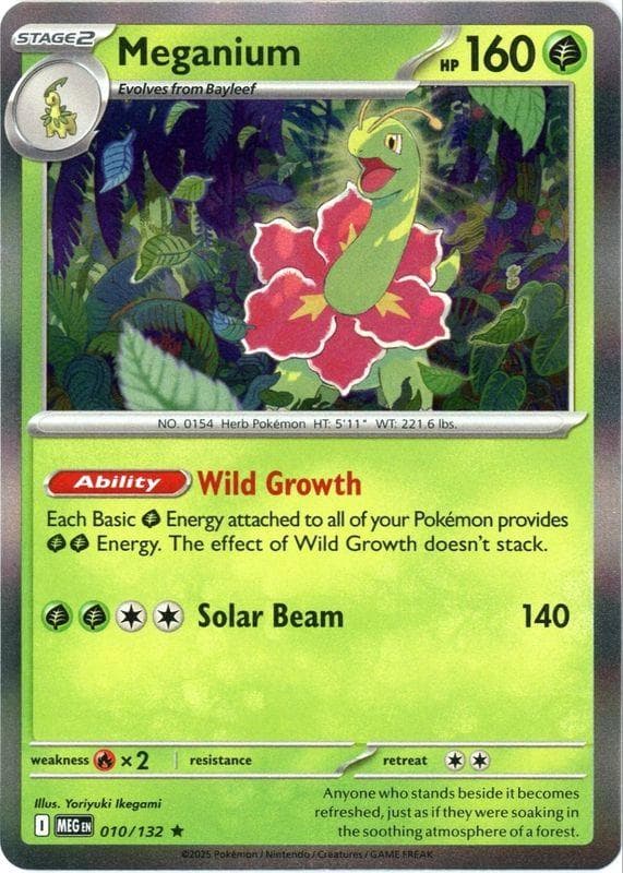 Meganium [Holo] #10 — Pokemon Mega Evolution