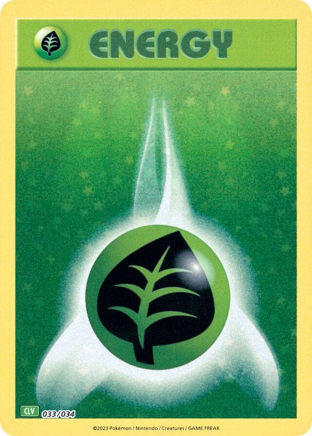 Grass Energy #33 — Pokemon TCG Classic: Venusaur Deck