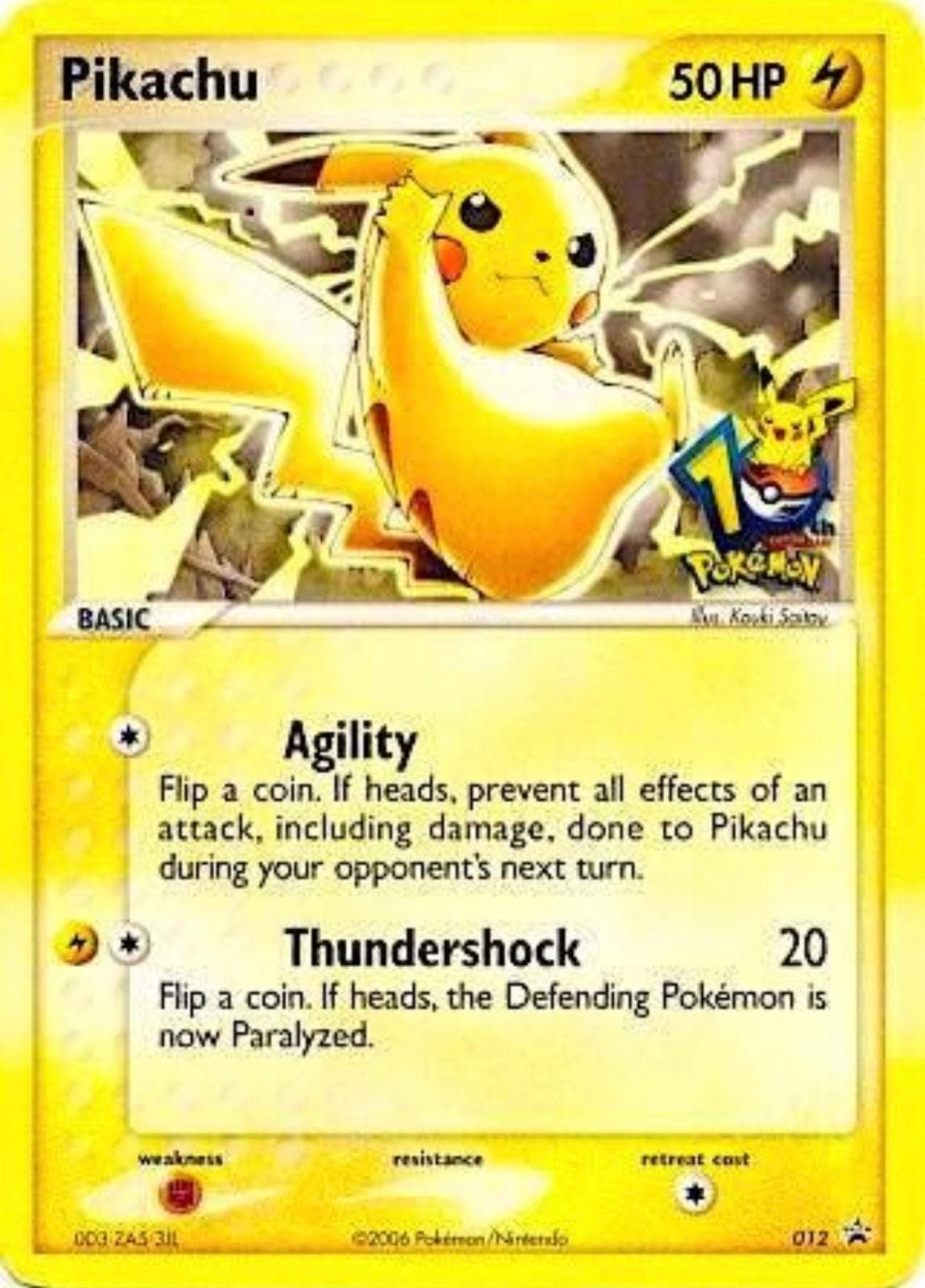 Pikachu [Journey Across America] #12 — Pokemon Promo
