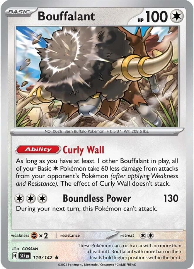 Bouffalant [Holo] #119 — Pokemon Stellar Crown