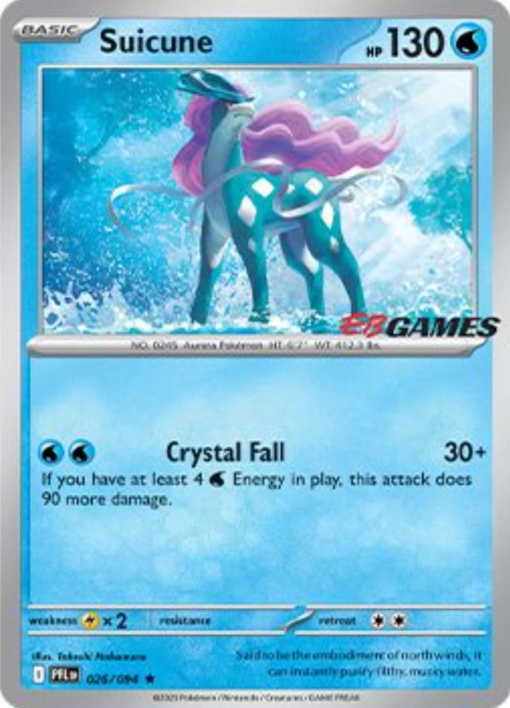 Suicune [EB Games] #26 — Pokemon Phantasmal Flames