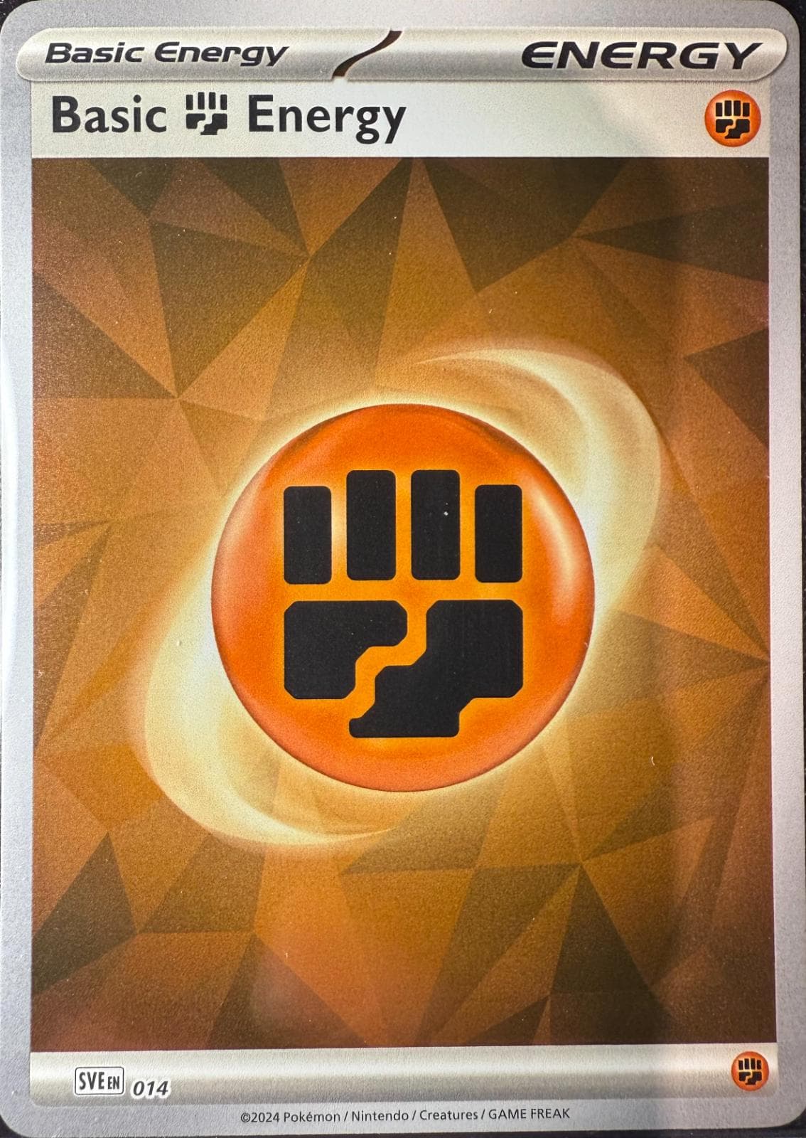 Basic Fighting Energy [Holo] #14 — Pokemon Scarlet & Violet Energy