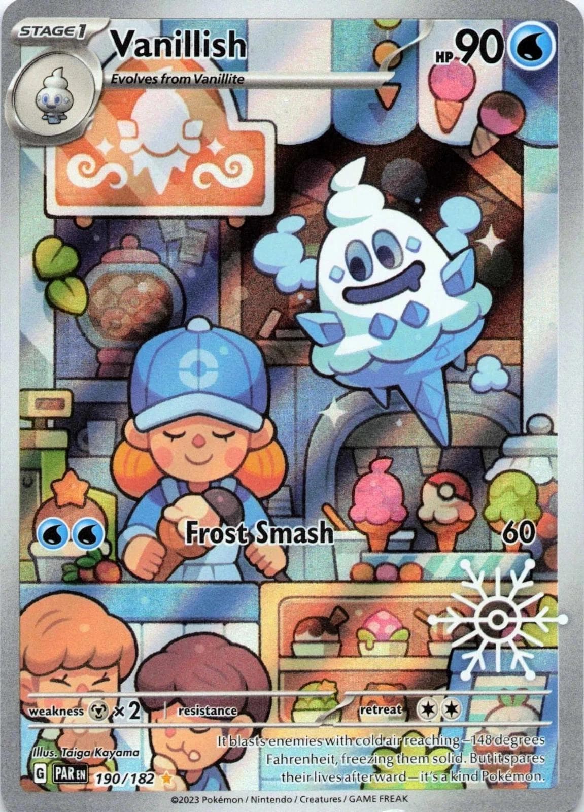 Vanillish [Holiday Calendar] #190 — Pokemon Paradox Rift