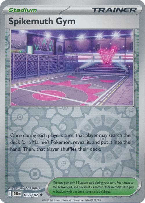 Spikemuth Gym [Reverse Holo] #169 — Pokemon Destined Rivals