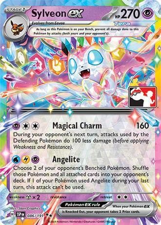 Sylveon Ex [Prize Pack] #86 — Pokemon Surging Sparks