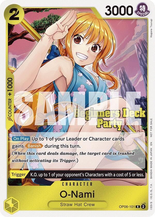 O-Nami [Beginners Deck Party] OP06-101 — One Piece Wings of the Captain