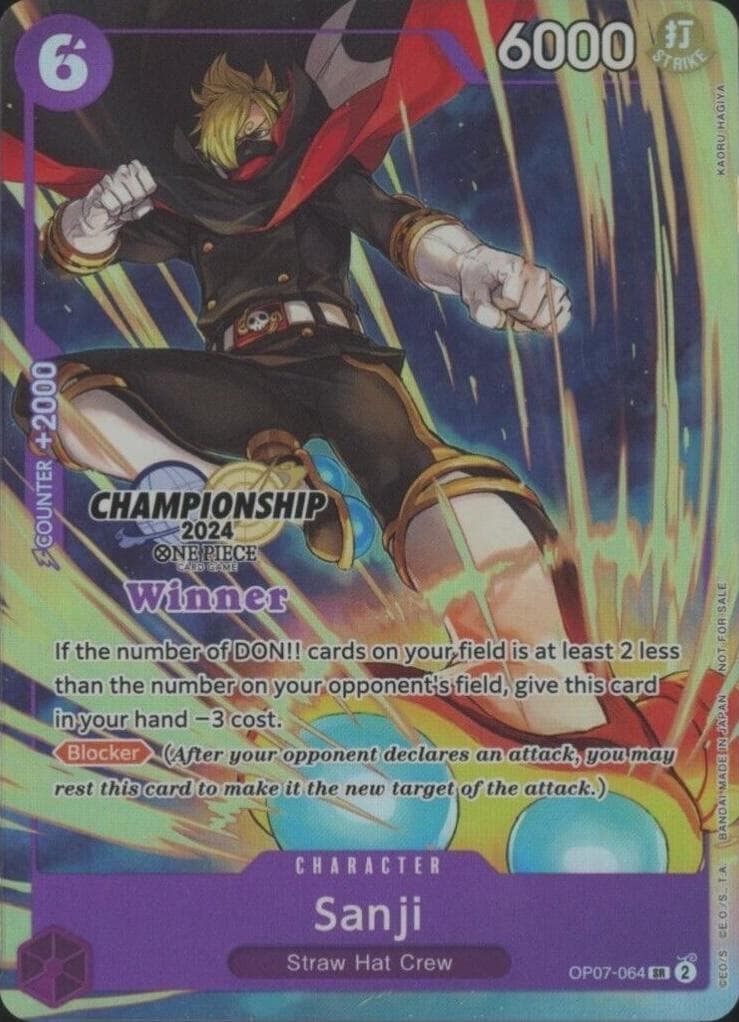 Sanji [Championship 2024 Winner] OP07-064 — One Piece 500 Years in the Future