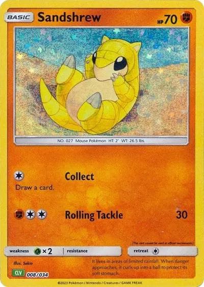 Sandshrew #8 — Pokemon TCG Classic: Venusaur Deck