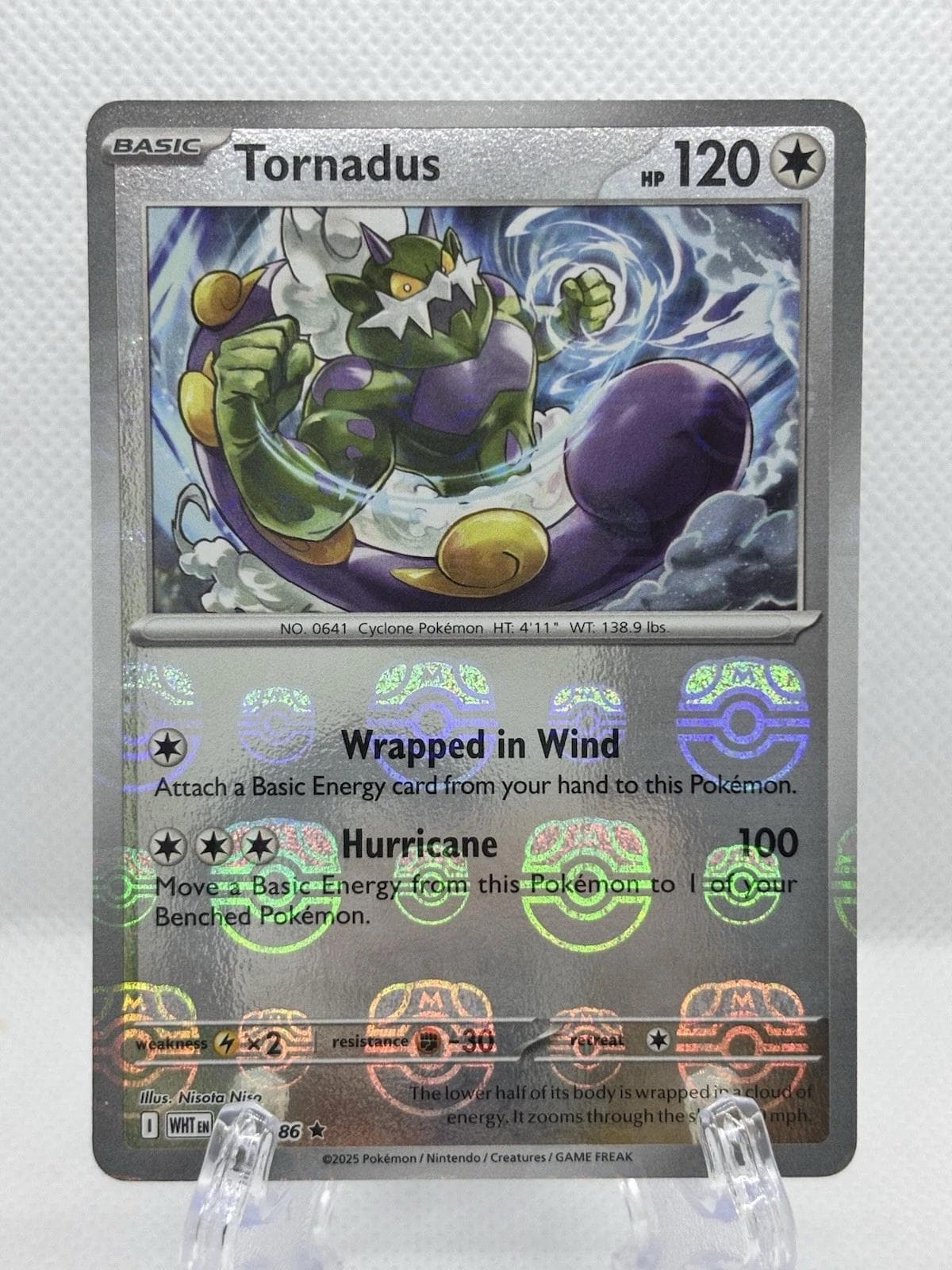 Tornadus [Master Ball] #78 — Pokemon White Flare
