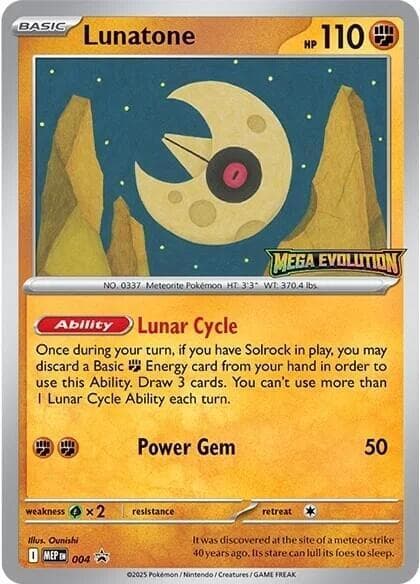 Lunatone [Stamped] #4 — Pokemon Promo